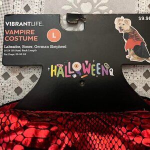HALLOWEEN Dog Costume - VAMPIRE Size Large - NEW WITH TAG!